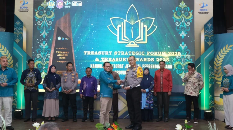 Satker Polda Gorontalo Borong Penghargaan Treasury Award 2025